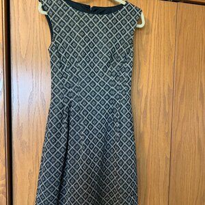 Jessica Howard Black and Gold Dress Sz. 6
